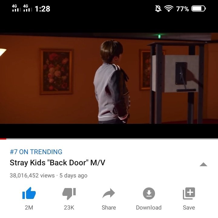 2:28 PM KST— 38,016,452 views #50MKnockingAtBackDoor @Stray_Kids  #StrayKids  #스트레이키즈