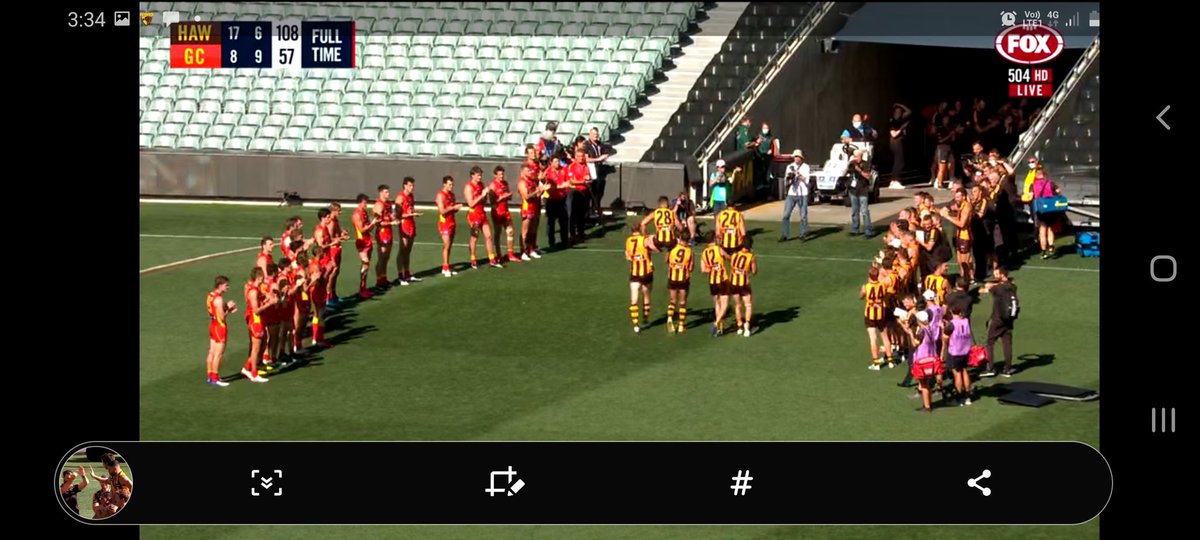 csc_matt's tweet photo. Thnx for the memories #Poppy #Stratts #Always @talking_hawks @HawthornFC wonderful way 2 close out a challenging 2020. #JackG gets hiss 400th goal in 21. https://t.co/lMEZpQGrH3