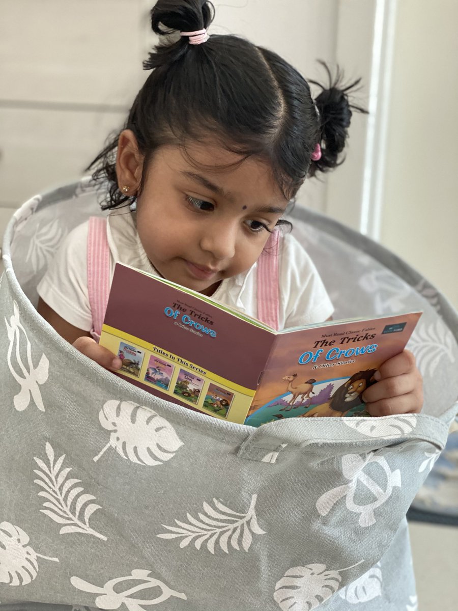 nishalekshmy's tweet photo. Ritu’s favorite place to read books.. inside the laundry bag😀      
⁦⁦@gemsnms_alkhail⁩
@NMS Kindergarten
⁦⁦@J_shesh⁩ 
⁦@navinullas⁩ ⁦@kp_uthaman⁩ 
@kaleshmr1
⁦@RakeshRajRocky⁩ 
⁦@shimaannex⁩ ⁦@nithinullas⁩
#KGLiteracyWeek https://t.co/covrwlfxfo