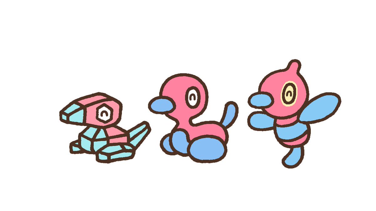 ポケモン ーーーーーーーーーーーーーーーー えがおの ポリゴン ーーーーー コアラさん のイラスト ポケモン ーーーーーーーーーーーーーーーー えがおの ポリゴン ーーーーー コアラさん のイラスト