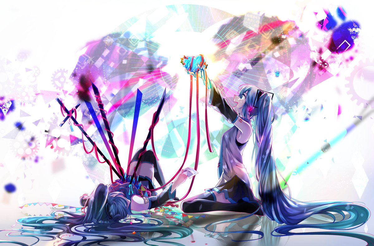 初音ミク 「『そこに命があったなら。』 」|めるのめる🎨(白雪とわ)のイラスト