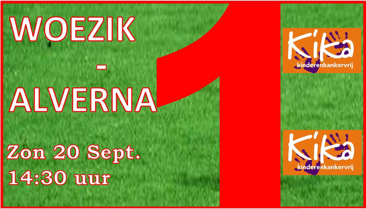 Sportpark Woezik is alleen toegankelijk voor reeds aangemelde toeschouwers. Volg hier live de wedstrijd!!!!!