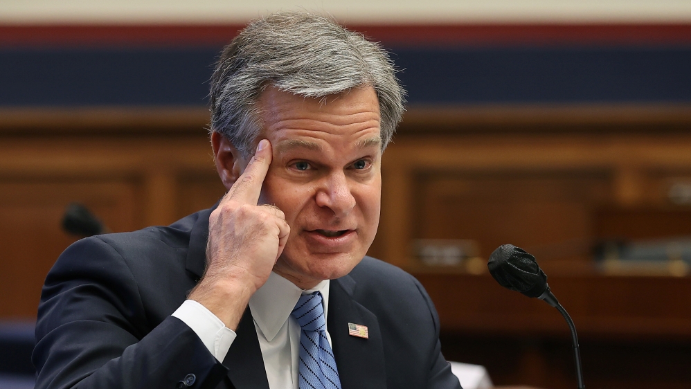 FBI chief warns of Russian meddling in US elections: FBI director Christopher Wray says Moscow is interfering in US elections with 'a steady drumbeat of misinformation'. https://t.co/beQjJh0AJS https://t.co/pVfBUifMwp