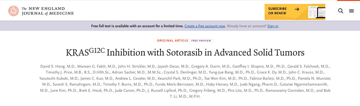 CharuAggarwalMD's tweet photo. And just published in @NEJM today!
Important to test for #Targetable Mutations in #NSCLC
#LCSM @OncoAlert https://t.co/3AoTaM4iLN