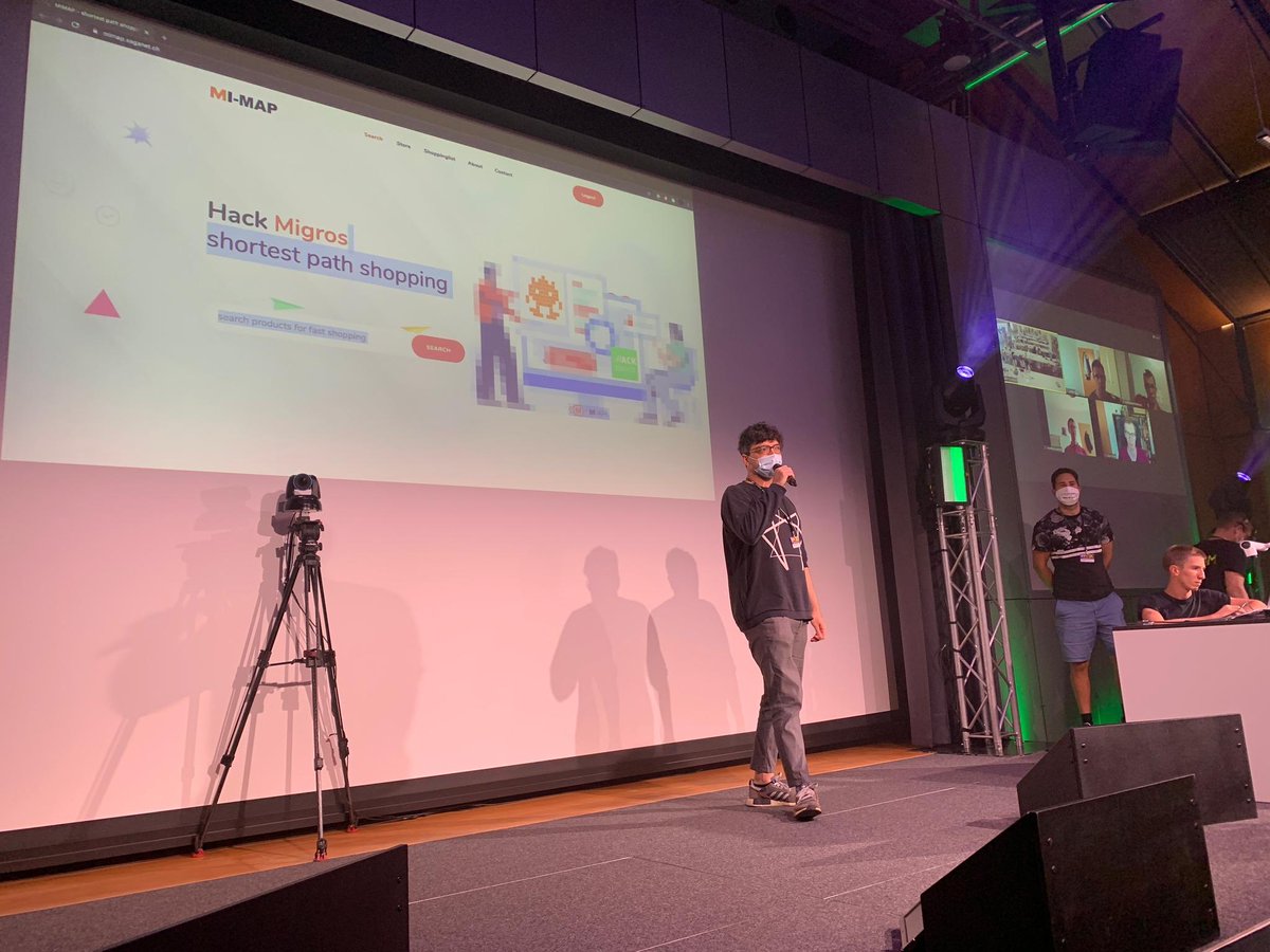 Mimap - shortest path to <a href="/migros/">Migros</a> store #hackzurich #hackzurichchallenge #hackathon #hackzurichfinalists