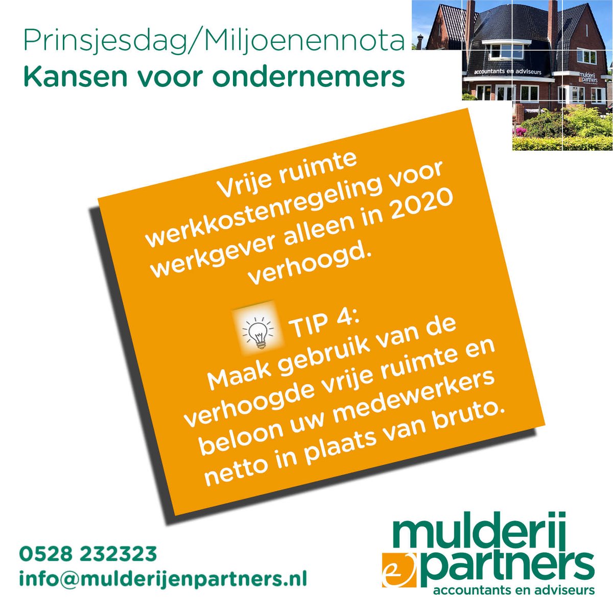 𝕋𝕚𝕡 𝟜⁣!
Lees meer over de fiscale voorstellen en wijzigingen:
mulderijenpartners.nl/special-miljoe…