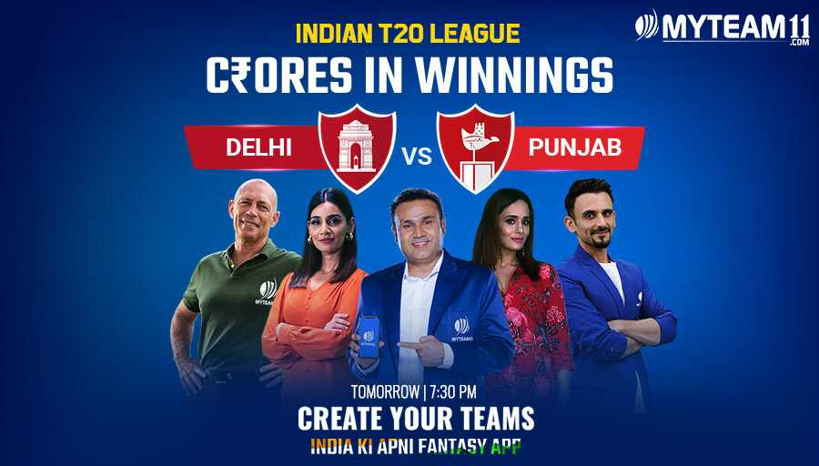I am ready for the next match of Indian T20 League with my teams. Join me for Delhi vs Punjab on MyTeam11.com & get Big Winnings. #IndiaKiApniFantasyApp #MyTeam11