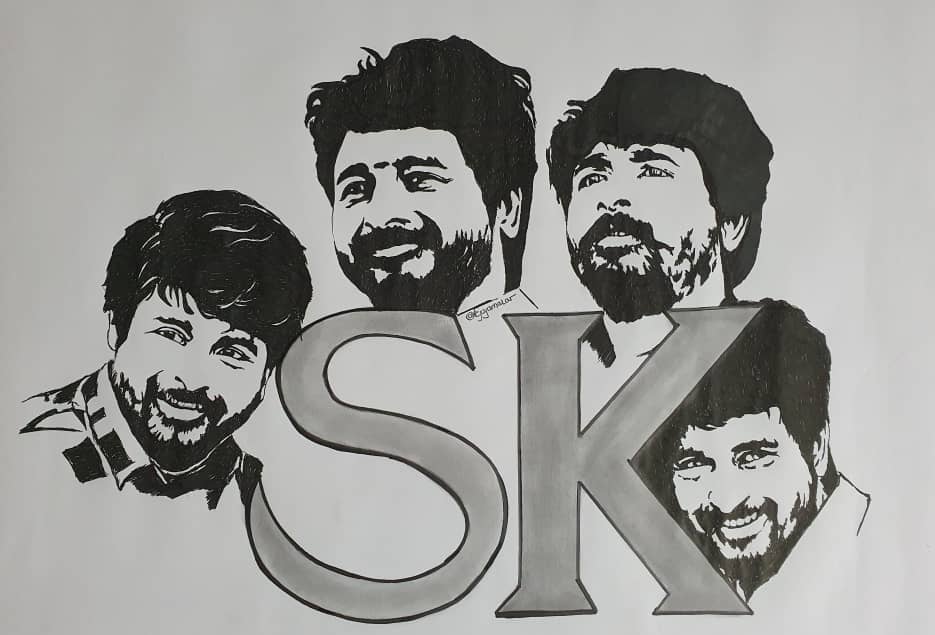 SKfansLOVE's tweet photo. Congrats @tjayamalarJ Sister fr crossing 500+ Arts fr our Dearest #PrinceSK

🔗 Link of Special journey Video by team : https://t.co/LX2XmhHyOB 💥

Fan - Artist ONLY fr her Hero😇

&amp; Inspired many fans to do too👏

Talented fans fr Talented Hero😎
@Siva_Kartikeyan

#Proudmoment https://t.co/XTmPY0HbD2