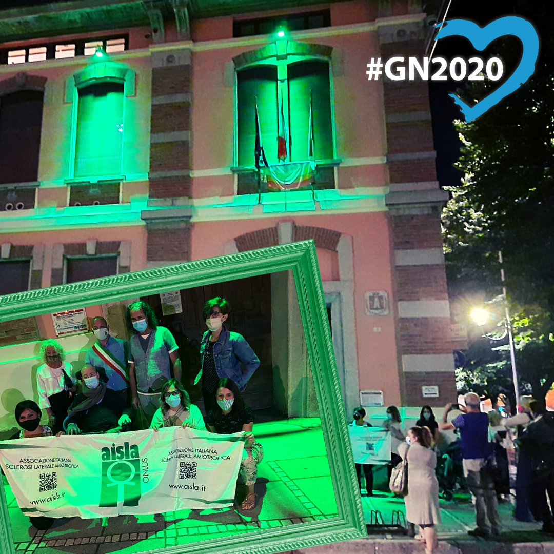 CentroNemo's tweet photo. @ComuneBs - Gussago si colora di #verde! Anche le comunità che hanno accolto le nuove sedi @centrocliniconemo si sono illuminate per celebrare la XIII #GIORNATANZIONALESLA. Sempre al fianco di @aislaonlus 💚
#ColoriamoLItaliadiVerde
#GN2020
#personecheaiutanopersone
#stoconnemo https://t.co/a4Oq0gIXlM