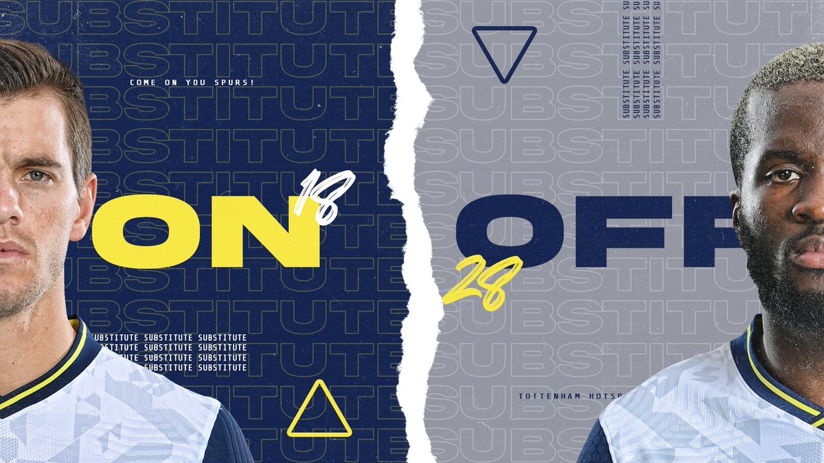 46 - A change at the break:

▶️ <a href="/LoCelsoGiovani/">Giovani Lo Celso</a>
◀️ Tanguy Ndombele

🔴 #SaintsFC 1-1 #THFC ⚪