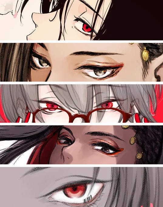 #目だけでフォロワーさんを惚れさせる見た人強制清光とジャミルばかりに… 