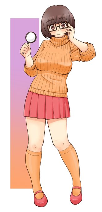 メガコでヴェルマ。画像検索するとたくさんコスプレ画像が引っかかるので米国でも縦セタメガネは人気なんでしょね。今年に入って3DCG映画もやっているという驚きの長寿命国民的アニメ。 