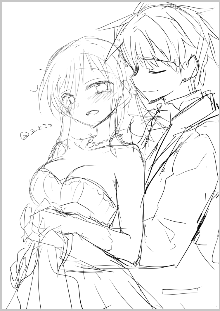 グッズ用のラフ～ #兄妹ですが異世界で結婚しました 