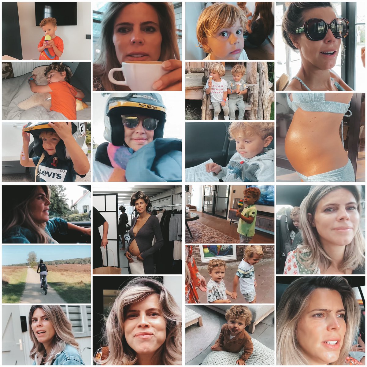 Foto collage uit vlog 46 van <a href="/kimkotter/">Kim Kötter</a> 

• Zo lief hoe Muck met Youp omgaat, echt een grote broer❤️
• Zo’n mooie baby buik heb je 🥰
• iedere vrijdag heerlijk genieten van jouw vlog❤️❤️❤️

youtu.be/2naPBQHWTwI