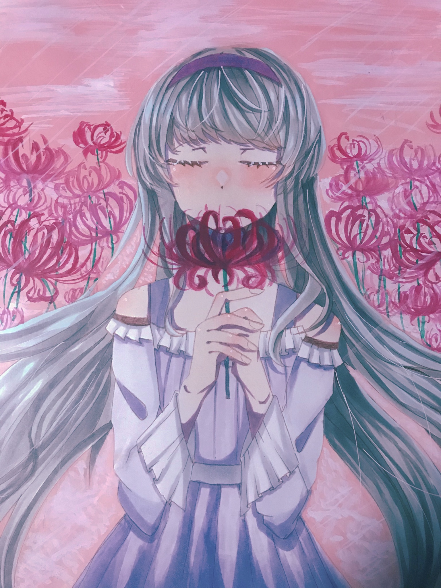 Mafuyu Newイラスト 彼岸花 思うのは貴方1人 イラスト イラスト好きな人と繋がりたい 彼岸花 ヒガンバナ 花言葉 T Co Anaclarwoc Twitter