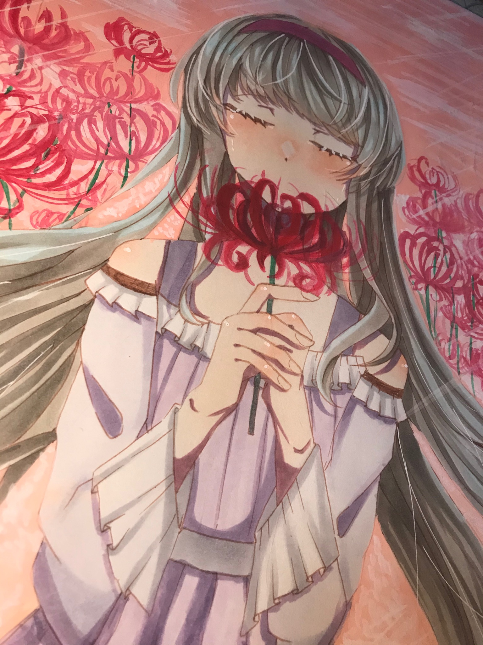 Mafuyu 現実逃避 彼岸花 思うのは貴方1人 イラスト イラスト好きな人と繋がりたい 彼岸花 ヒガンバナ 花言葉 T Co Anaclarwoc Twitter