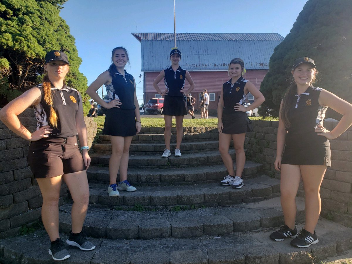 Lady_Titan_Golf's tweet photo. You can't make an omelet without cracking a few eggs! The Titans cracked several eggs tonight but they are advancing to regional to cook up a gourmet omelet.  Finished 2nd behind a hot Wildcat team.
Humbaugh-88
Spindler-98
Schmitt-102
Sperling-105
@jaspergirlsgolf @indianahsgolf https://t.co/NQKlDi93r2