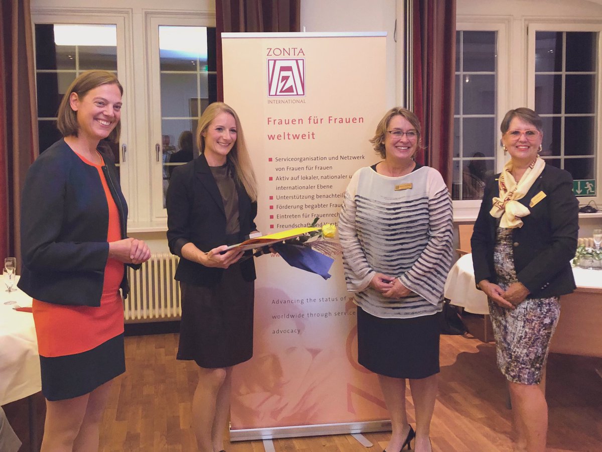 ariane_exle's tweet photo. Yesterday, finally, the official award ceremony for the 2019 Amelia Earhart Fellowship took place. Thank you, @ZontaIntl! It’s such a great honor to be among the 35 PhD students in aerospace engineering which have been selected worldwide. https://t.co/t5laB4Gh4y