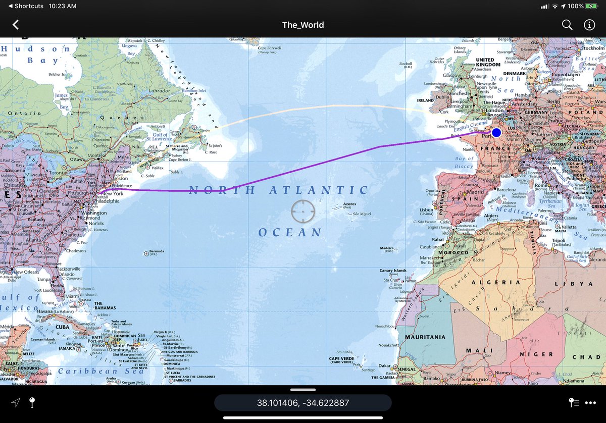 VHanrion's tweet photo. Vol vers New York aujourd’hui, après de longs mois d’attente! #AirFrance #AF010 https://t.co/CVEaxyNdQH