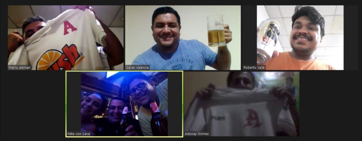 Cumplimos en la zoom-ba <a href="/maeral/">Mario Aleman</a> <a href="/ropita34/">Cesar</a> <a href="/rvalle77/">Roberto Valle</a> <a href="/RedgardoEdgardo/">Edgardo Valladares</a> 😅😂🍻