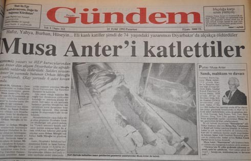 HergelePostasi's tweet photo. Kürt gazeteci-yazar #MusaAnter, 20 Eylül 
1992 yılında devlet kararıyla katledildi. 

Katledilişinin 28.yılında #ApeMusa'yı saygı ve özlemle anıyoruz:  "Kürde direnmek kalırdı, çünkü yaşamanın bir başka adı da direnmekti." https://t.co/3ds5TL62bk