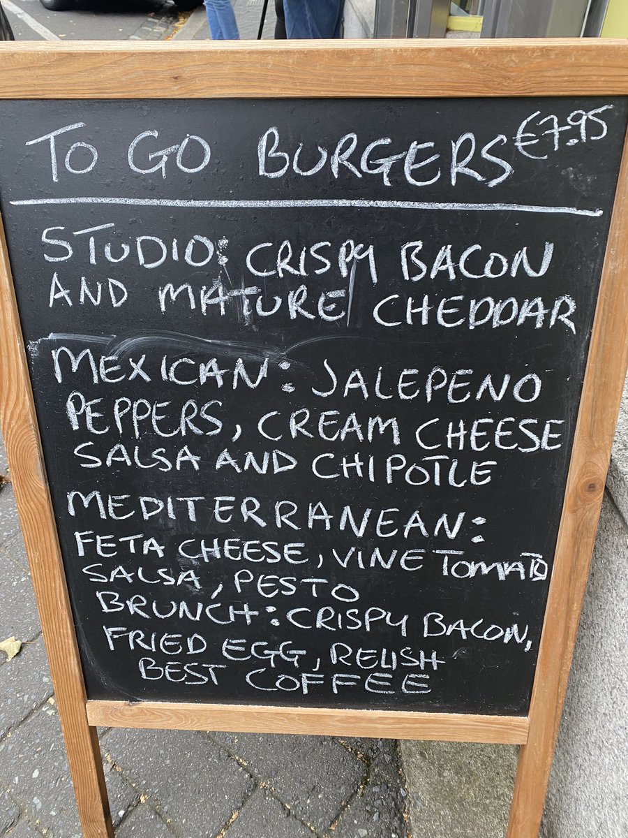 thestudiocafe's tweet photo. Lockdown again... but this time we are open for take away https://t.co/lIHmFD230b