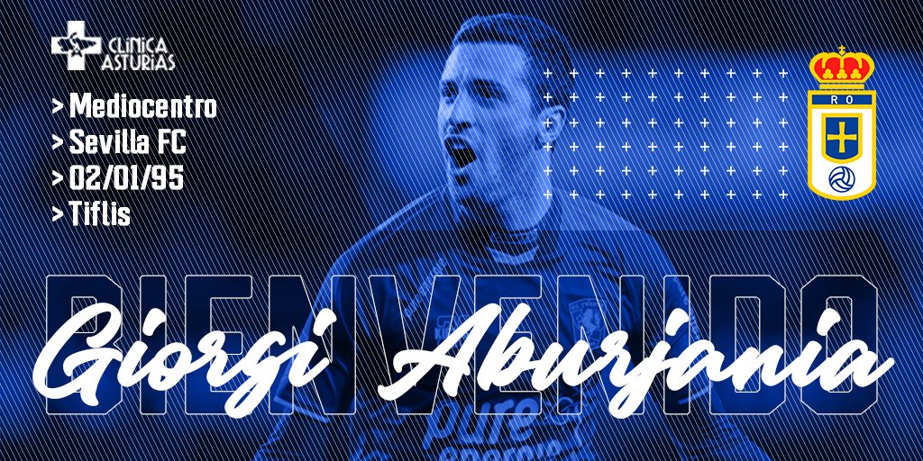 RealOviedo's tweet photo. Giorgi Aburjania, nuevo jugador del #RealOviedo 🔵⚪

https://t.co/yK5mKrkC5f

#BienvenidoAburjania https://t.co/sYdfsHTwhh