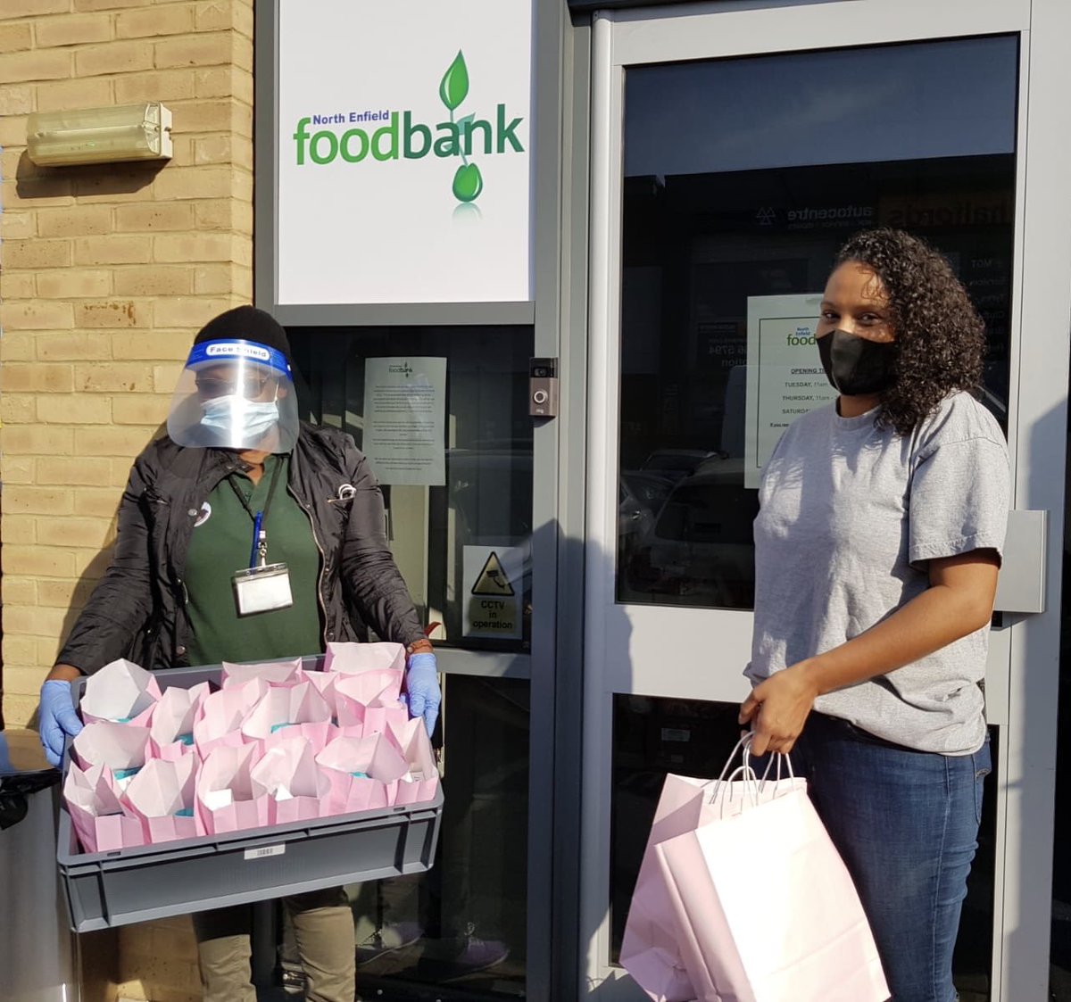FoodbankEnfield's tweet photo. Thank you so much Project Hope Ldn for another 20 care packages to give out to women and teens. We love putting them in our parcels ❤️ Thank you for everything you do. #family #women #teens #special #seen #thoughtabout #donate #carepackages https://t.co/AkNVxdCpby