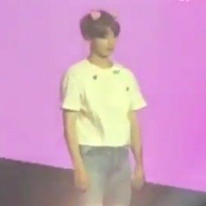 he standing
