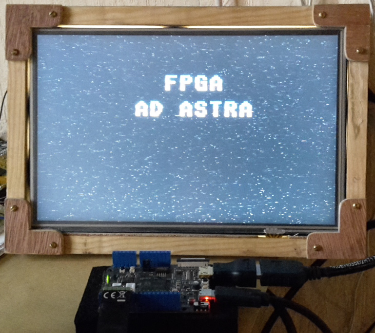 GwenhaelG's tweet image. adapted (again) @WillFlux  fpga-ad-astra to @seeedstudio  spartanEdgeAccelerator (@XilinxInc spartan7). I&apos;ve re-used my &quot;old&quot; DVI implementation. 🥳

This use #yosys for synthesize and #openFPGALoader to load bitstream.