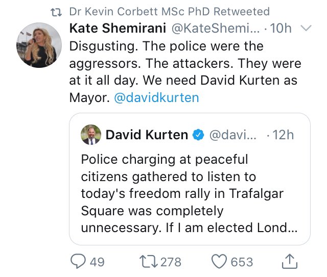 The anti-mask movement seems to have hooked up with some semi-mainstream hard right politicians such as ex-UKIP London Assembly member David Kurten