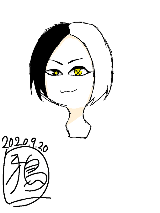 白黒キャラのtwitterイラスト検索結果