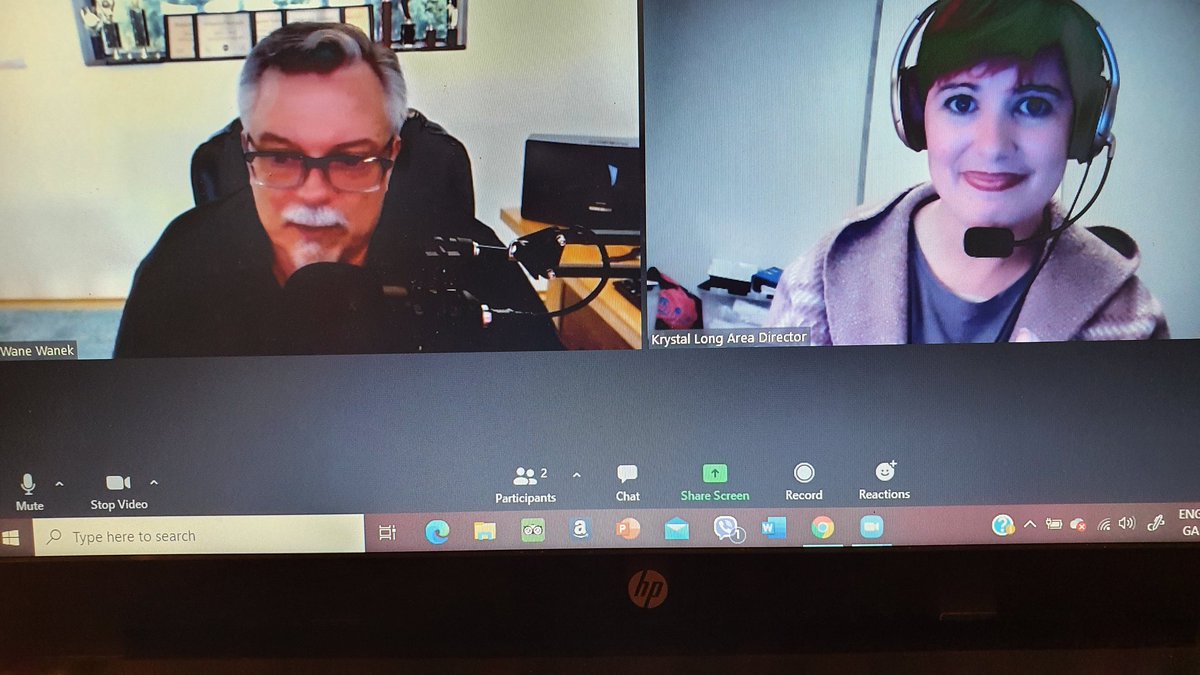 A great discussion was had last night between our Area Director @KrystalTraining and another fellow Area Director in Texas USA discussing opportunities for members to further develop their #publicspeaking goals during  virtual online workshops. For more info on #publicspeaking DM