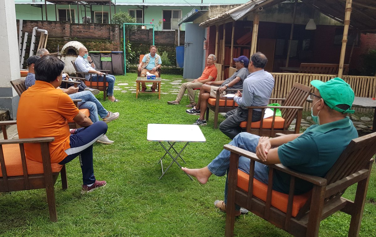 SWN hosted a meeting of the Office neighbours with Ward No. 3 Chairperson, Mr. Deepak KC. Productive engagement on local governance priorities and sharing of grievances. Socially very engaging Constitution Day with pandemic measures in place.