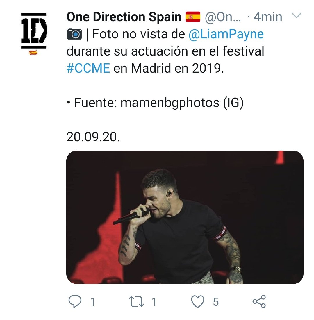 OneDirecSpain's tweet photo. 📲 | Las últimas fotos que hemos subido de @LiamPayne y @Louis_Tomlinson en el #CCME han sido hechas por la fotógrafa @mamensoul. 

¡Queremos decirle GRACIAS por compartirlas con nosotras! ♥️

Y de paso deciros que vayáis a echarle un ojo a su Instagram ➡️https://t.co/JoQZqUxSud https://t.co/sXiD0Kfibe