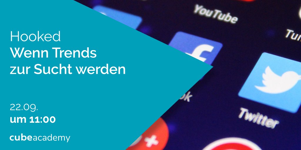 Cubeacademy1's tweet photo. Trendsetter oder Mitläufer? Wie Social-Media-Trends unser Leben beeinflussen. #onlineseminar am 22.9. um 11 Uhr. 
#cubeacademy #kostenlos
Jetzt anmelden:
https://t.co/NhM8XJtSMp https://t.co/fmJtB79dxG