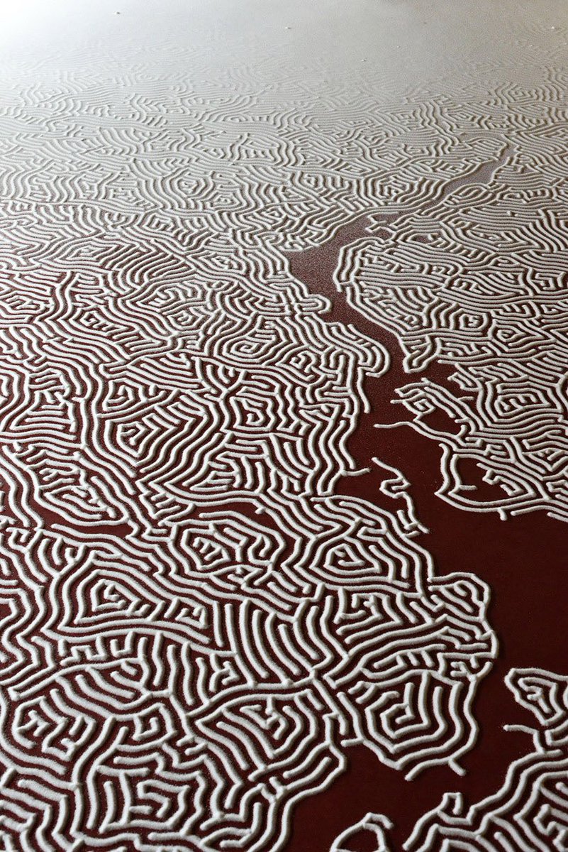 GuillainM's tweet image. « Labyrinthe de sel » - Motoi Yamamoto (2019)