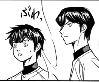 furuya may not know what goes on w eijun and wants to know eventually but for sure anything baseball and he goes A U R A