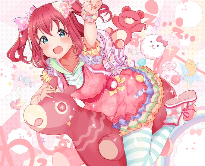 ?コットンキャンディえい!えい!おー!?
黒澤ルビィちゃんおたんじょうびおめでとー!

#黒澤ルビィ生誕祭2020 