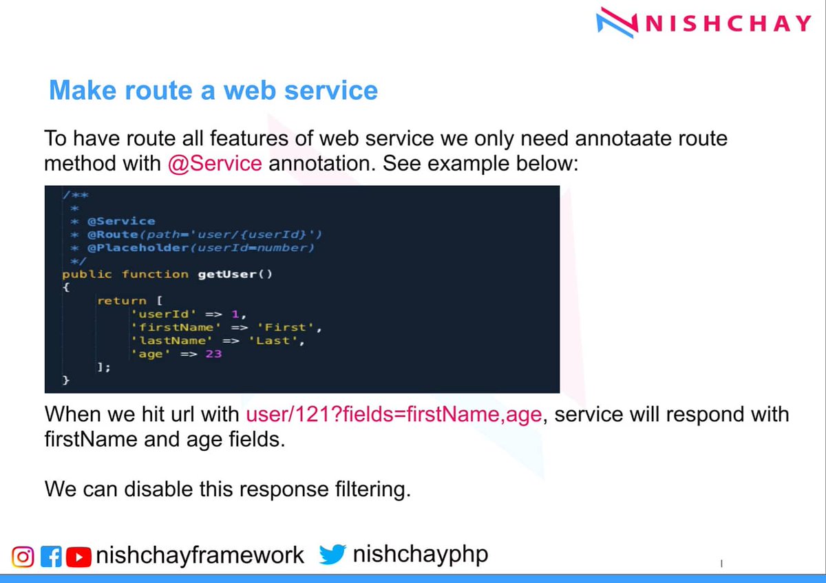 nishchayPHP's tweet image. Web services response filtering.

To learn more visit:
nishchay.io/learningCenter…

#phpservice #phpwebservice #phprestapi #phpwebapi #webapi #webservices #webapi #restapi #api