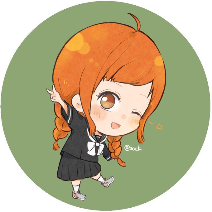 オレンジ髪のtwitterイラスト検索結果 古い順
