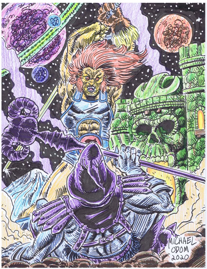 MOTUdrawing's tweet photo. Weeks 59 - 61 by @MichaelOdomArt 
June 2020 ⚔️💪

#motudrawingchallenge

Week 59: 💥Clamp Champ
Week 60: 💥Scorpia
Week 61: 💥Lion-O (Cross-over)
Bonus:     💥Scubattack

#clampchamp #scorpia #liono #scubattack https://t.co/s3rJxqBukU