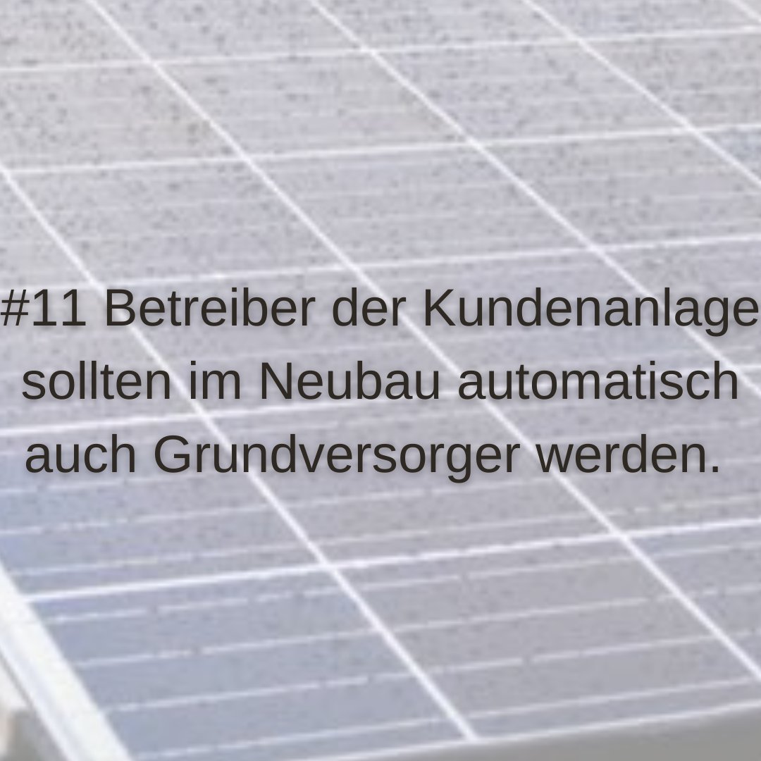 EINHUNDERT Energie (@einhundert_nrg) on Twitter photo Am 23.09. wird zur #EEG-Novelle beraten. Lieber Herr <a href="/peteraltmaier/">Peter Altmaier</a> @BMWi_Bund und @bmu es ist fünf vor zwölf! Wir posten 12 #Inspirationen, zu #Mieterstrom: #11 Betreiber der Kundenanlage sollten im Neubau automatisch auch Grundversorger werden. Am 23.09. wird zur #EEG-Novelle beraten. Lieber Herr <a href="/peteraltmaier/">Peter Altmaier</a> @BMWi_Bund und @bmu es ist fünf vor zwölf! Wir posten 12 #Inspirationen, zu #Mieterstrom: #11 Betreiber der Kundenanlage sollten im Neubau automatisch auch Grundversorger werden.