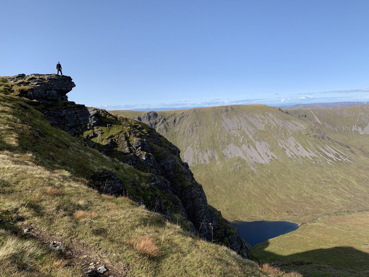 An epic day on Creag Meagaidh & so heartening to see burgeoning #naturalregeneration on the way  to the summits