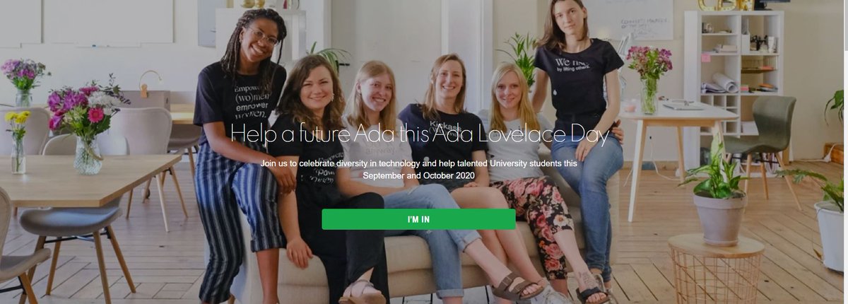 Let's talk #genderequality in #tech. Demonstrate your support for #WomenInSTEM this Sept &amp; Oct in time for Ada Lovelace Day by giving talented #students &amp; #grads experience!
 
➡️ Find out more: bit.ly/ald_2020
 
#DiversityandInclusion #WomenInTech #FemaleLeaders