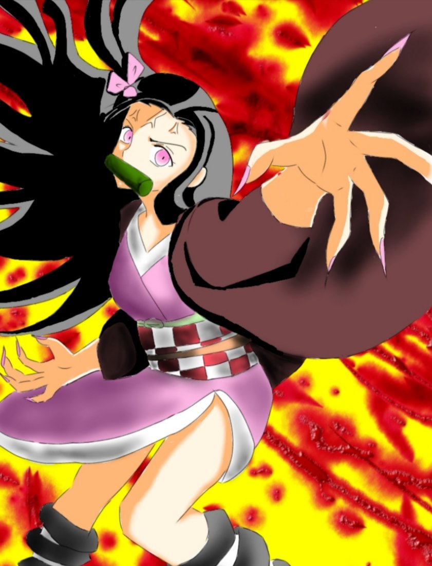 らくだ 鬼滅の刃 竈門ねずこ イラスト