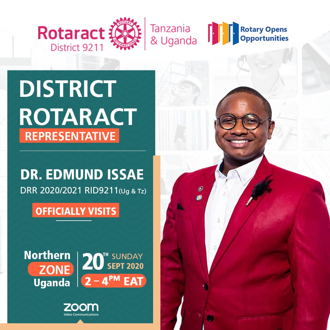 Join the our DRR @edmundissae this afternoon as he officially visits the Northern Zone in Uganda as we look towards align ourselves to this year's Rotary International goals.

#DRRVisits