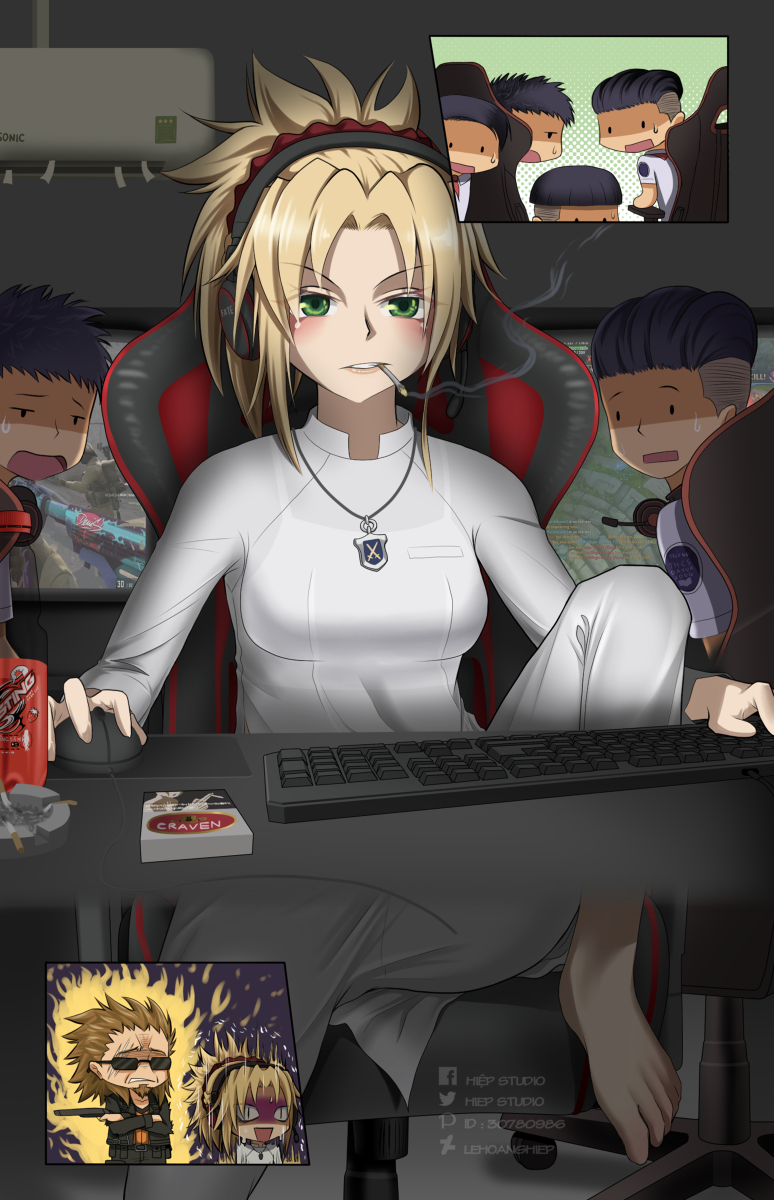 Hiep Studio Mordred Cyber Cafe 漫画 モードレッド モードレッド Fate Fate Grandorder Fate Apocrypha ゲーム アオザイ ベトナム 獅子劫界離 T Co Xqydy6wszn T Co Fwgfpnjhtf