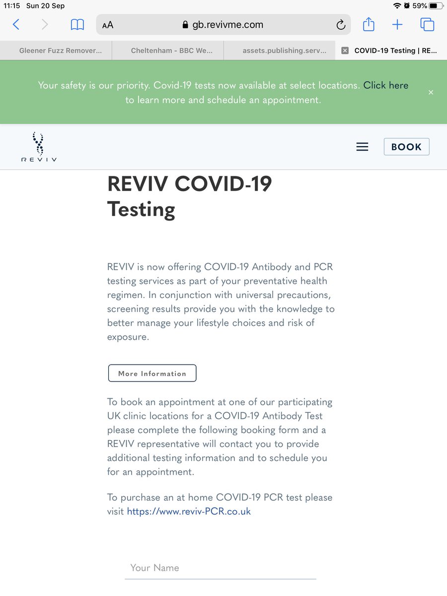 Looks to me, from a google search, as if the company, Revic Global Ltd have set up a company for this operation.Reviv Genetics Ltd. it looks like another two bit company from it’s filed accounts.Imagine. Johnson’s brother collecting everyone’s DNA?! @EinsteinsAttic