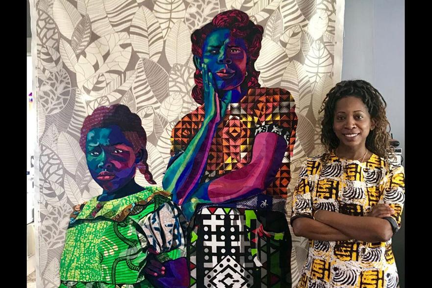 Hello world! It's our last day of  @MuseumBuddy  But we're going out with a bang! Today we're looking at two current artists who combine print and textile (as well as photography, painting, and sculpture). We're looking at Faith Ringgold and Bisa Butler!! (1/17)